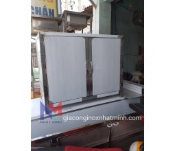 TỦ INOX 2 CÁNH CỬA MỞ 304