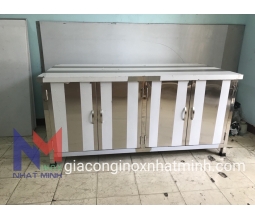 TỦ INOX 2 TẦNG 304