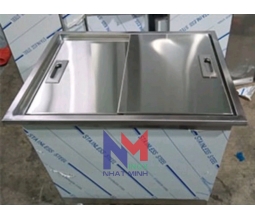 THÙNG ĐÁ INOX ÂM BÀN 600x400x400