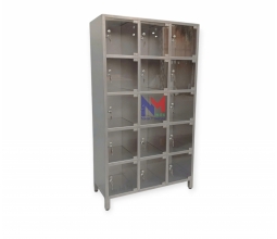 TỦ LOCKER 15 HỘC INOX 304