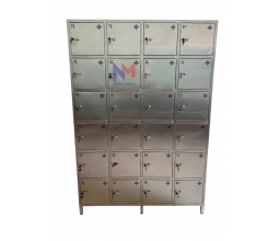 TỦ LOCKER 24 NGĂN INOX 304