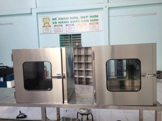 Passbox khóa cơ có đèn UV chất lượng, giá tốt nhất