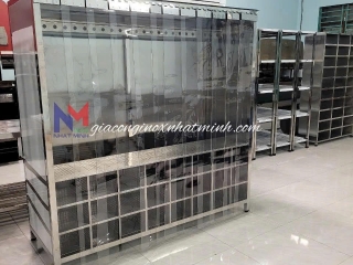 Tủ treo áo quần phòng sạch inox 304 chất lượng cao