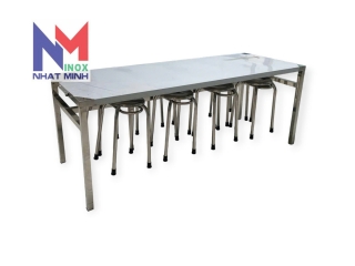 Đâu là xưởng gia công bàn ghế ăn inox đáng tin cậy?