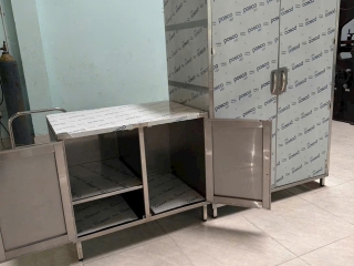 Gia công tủ inox 304 chất lượng hàng đầu - Nhật Minh