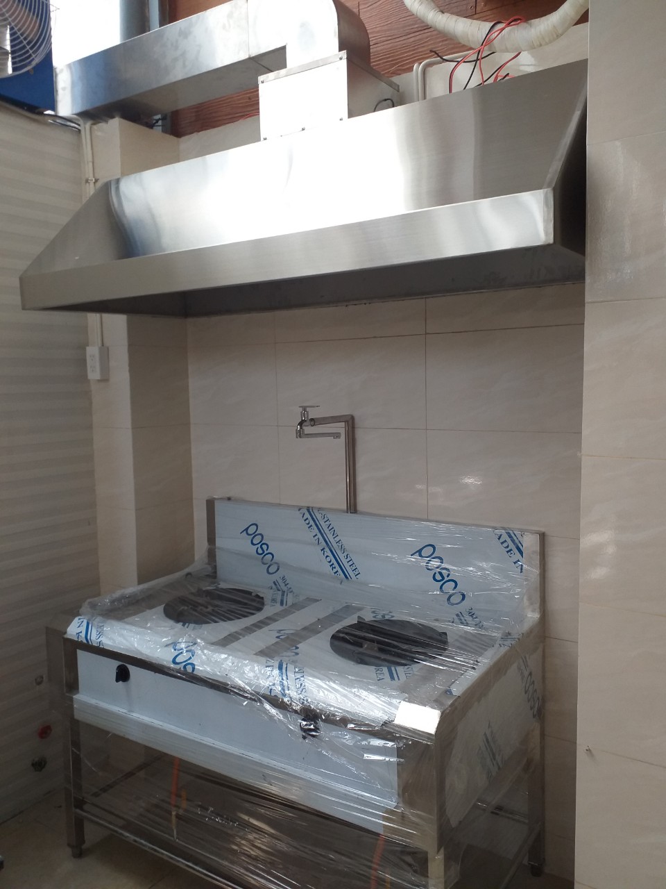 bếp inox công nghiệp