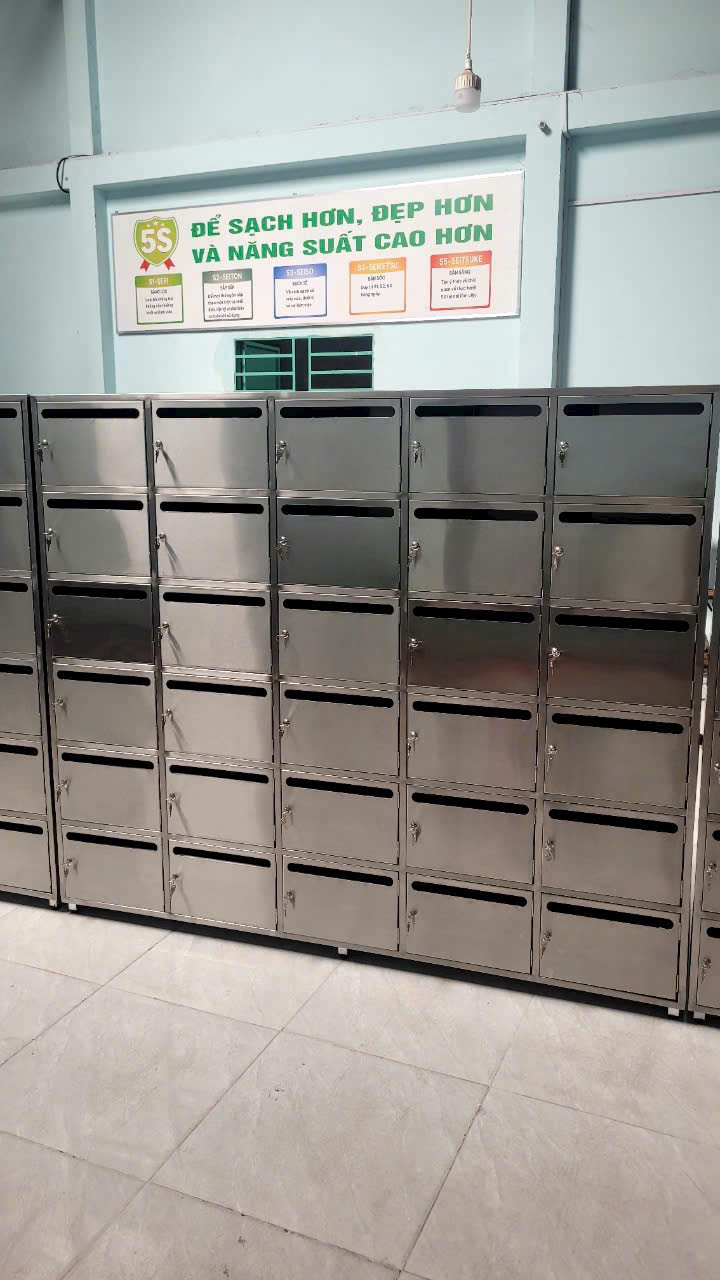 Gia công tủ Locker theo yêu cầu