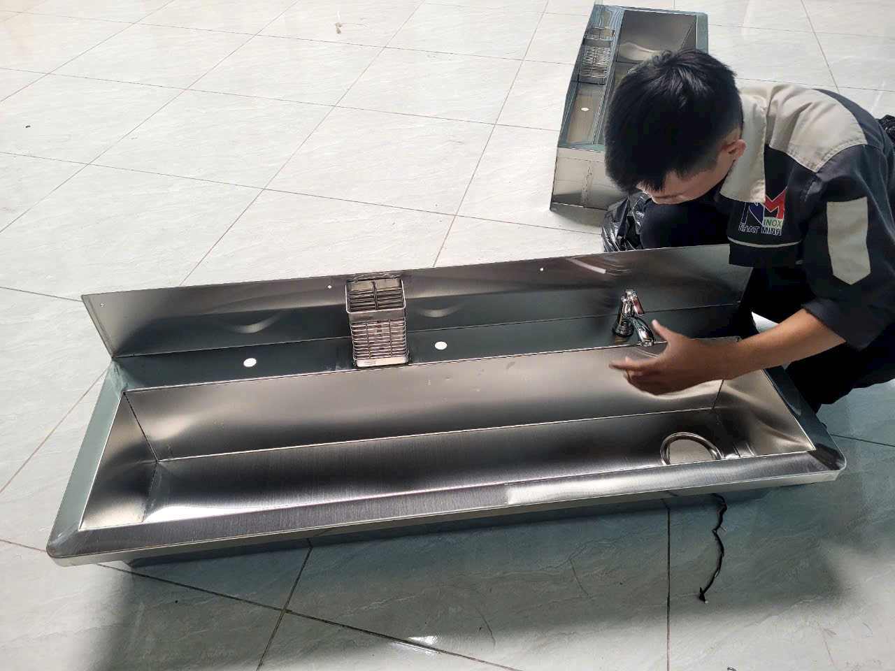 Máng rửa tay inox 304