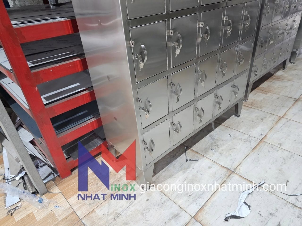 Tủ Locker inox 304