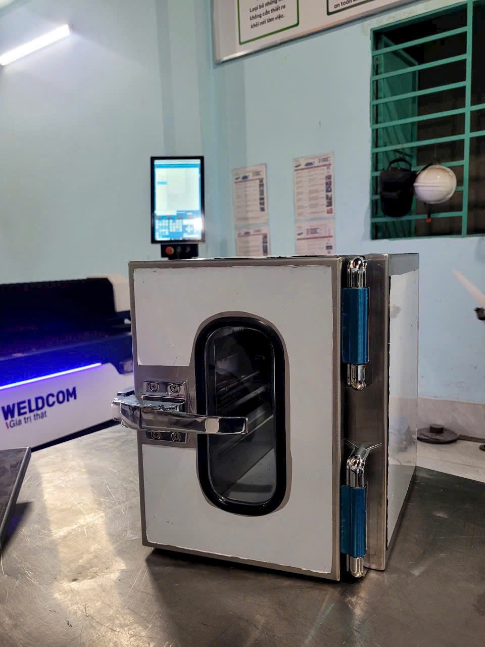 Hộp trung chuyển phòng sạch inox 304