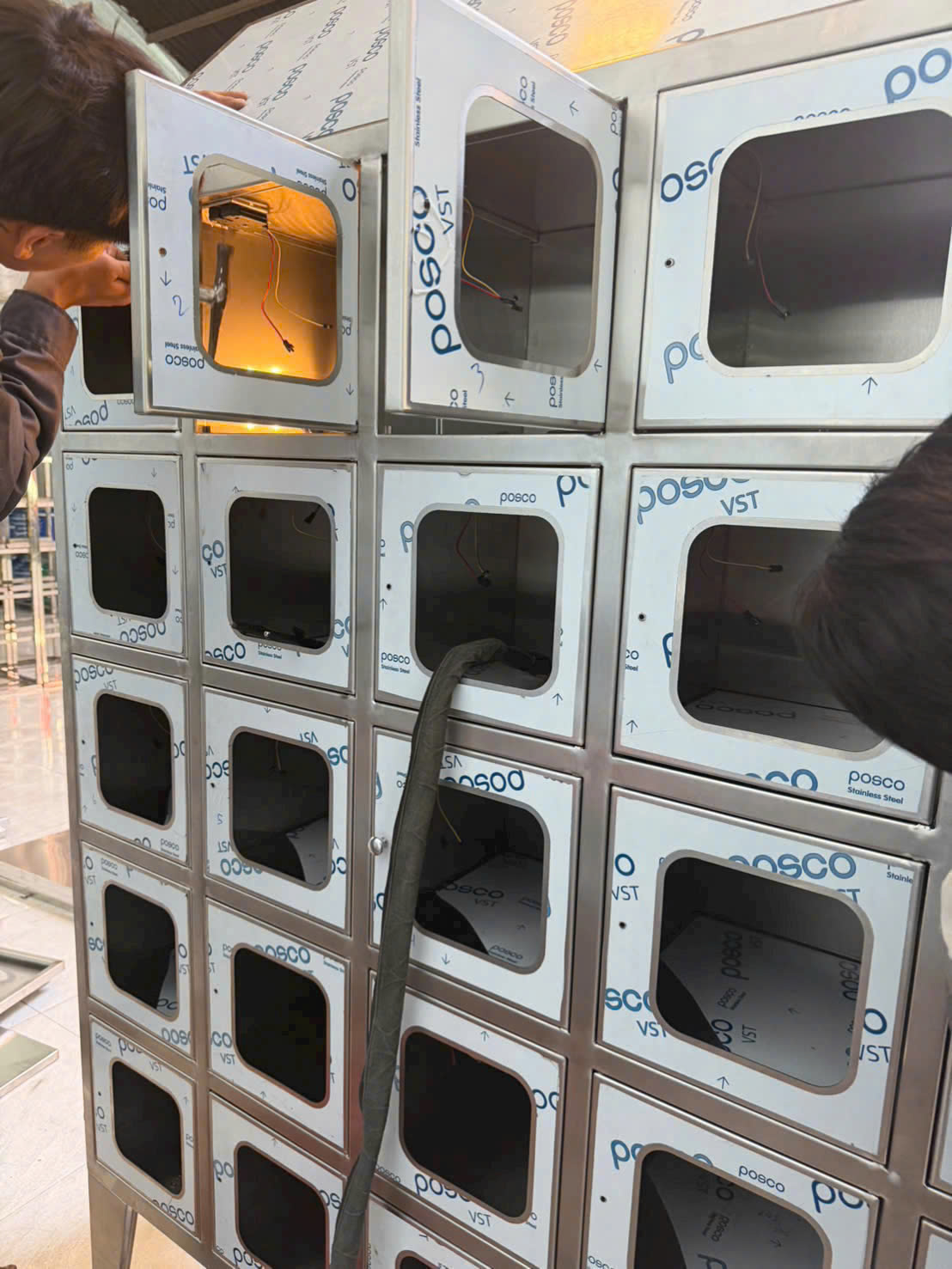 Locker inox 304 phòng sạch