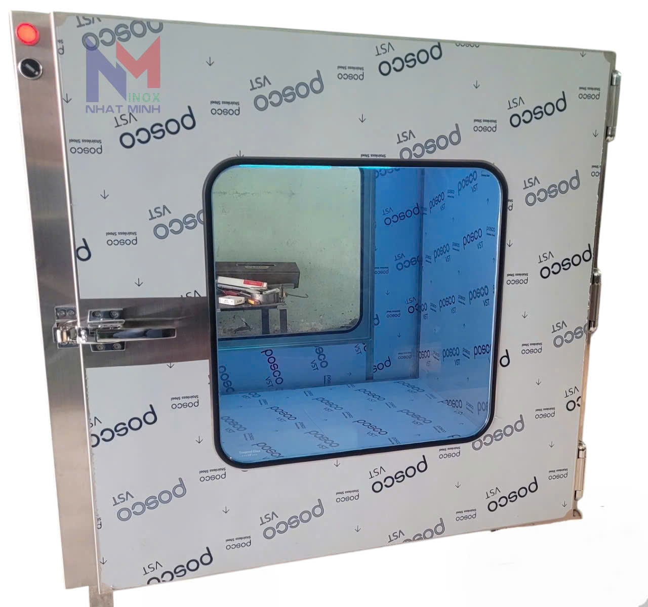 pass box phòng sạch khóa cơ