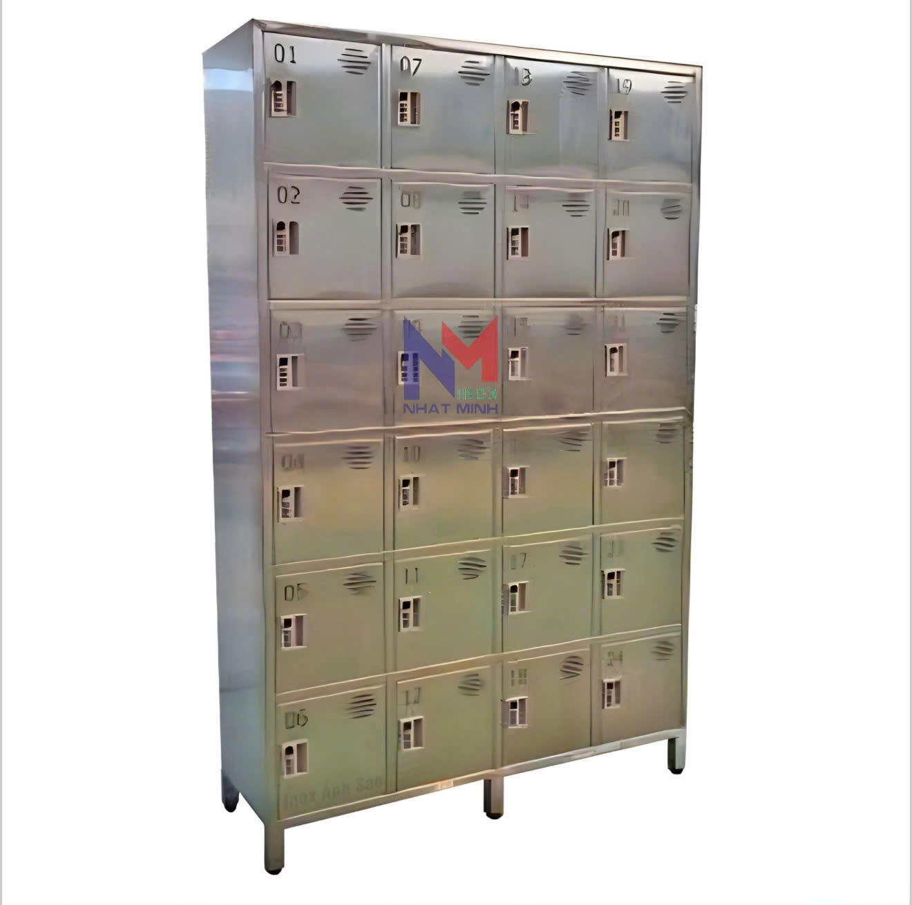 tủ Locker 24 hộc inox 304