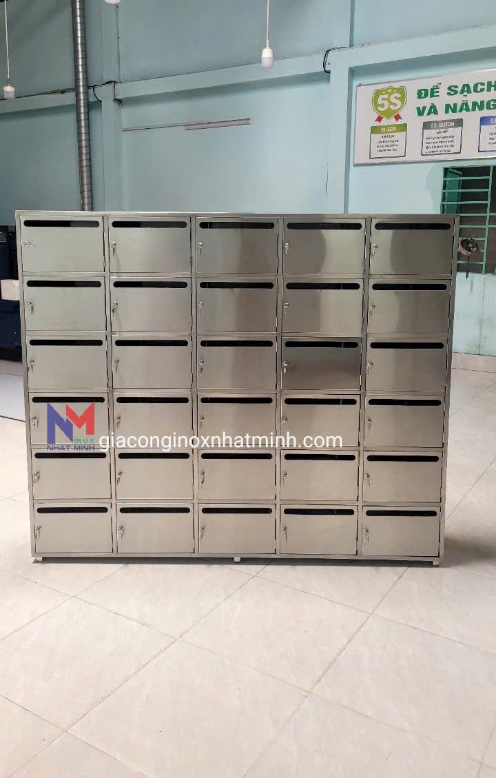 Tủ Locker inox 304