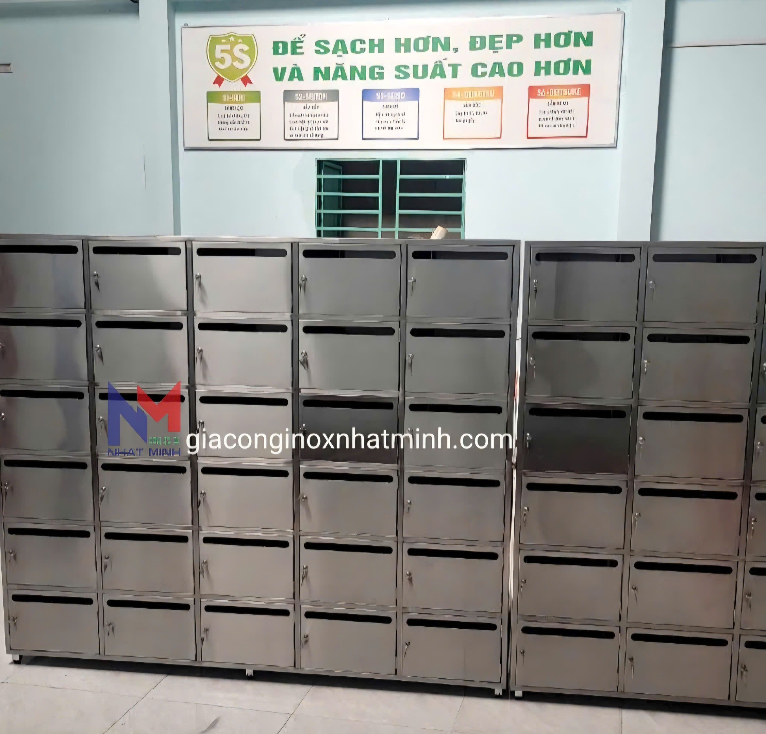 Tủ Locker inox 304