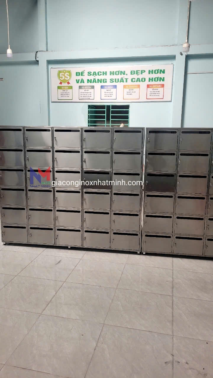 Tủ Locker inox 304
